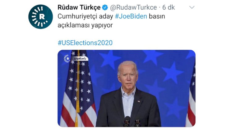 Barzani’nin kanalı Biden’ı ‘cumhuriyetçi’ yaptı