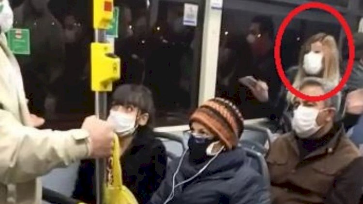 Telefonda 'testim pozitif' deyince ortalık karıştı... Belediye otobüsünde koronavirüs paniği