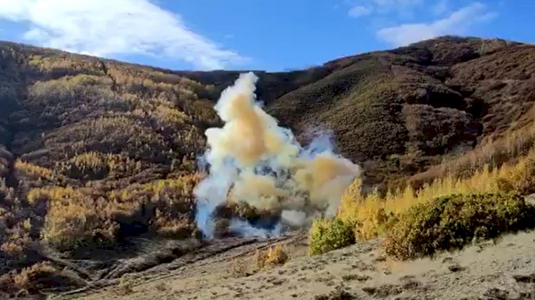 Bitlis'te 100 kilogram patlayıcı madde ele geçirdi