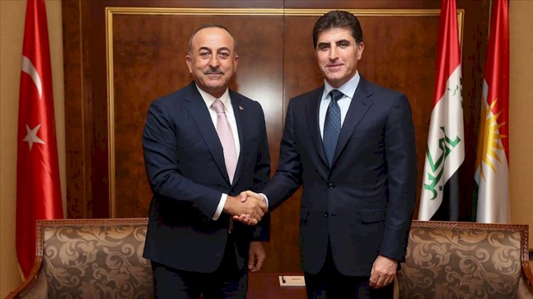 Çavuşoğlu Barzani ile görüştü