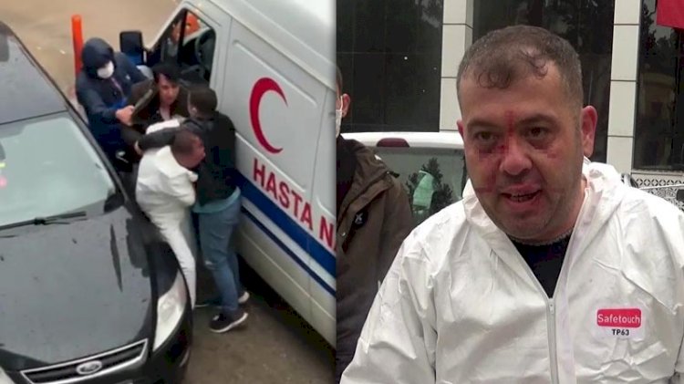 Darp edilen ambulans şoförü: Tüm sağlık çalışanları adına şikayetçiyim