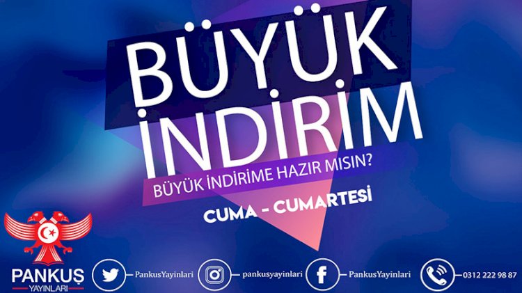 Pankuş Yayınları kitaplarında büyük indirim