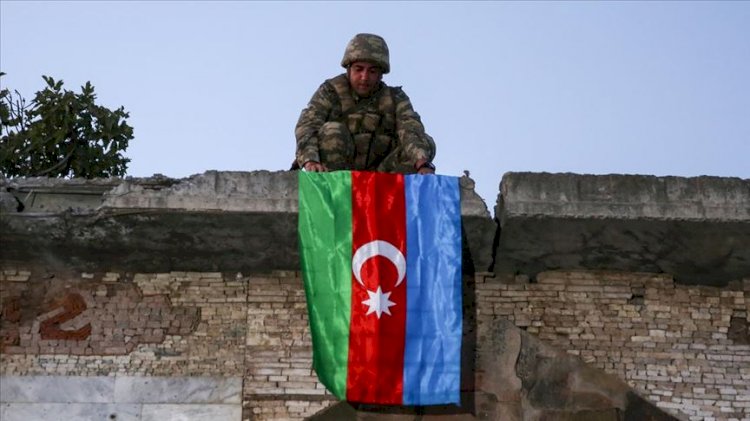 Azerbaycan ordusu Laçın'a girdi