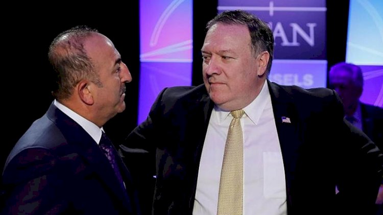 NATO zirvesinde çok sert sözler... Çavuşoğlu ve Pompeo kapıştı