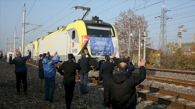 Türkiye'den Çin’e giden ilk ihracat treni Ankara'dan geçti