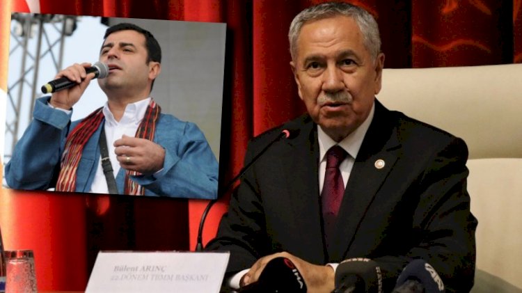 Bülent Arınç'a bir övgü de Selahattin Demirtaş'tan