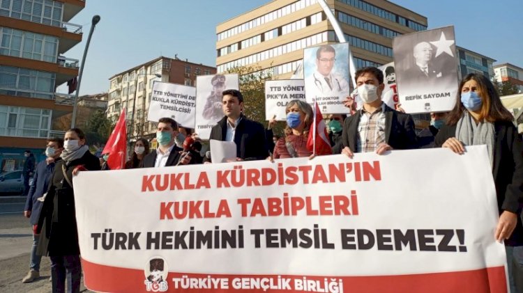 Ankara'da protesto: TTB'yi işgalden kurtaralım