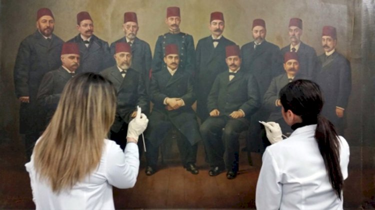 Restorasyonda tuvalin altından farklı bir resim daha çıktı
