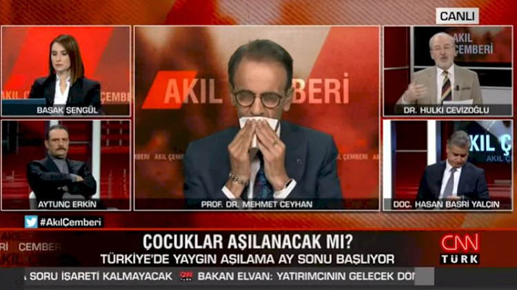 Prof. Dr. Mehmet Ceyhan canlı yayında fenalaştı