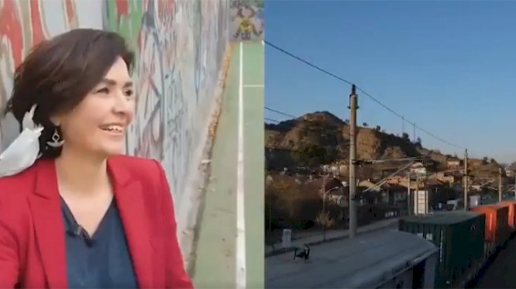 Özlem Gürses'in Çin treni klibi dalga konusu oldu