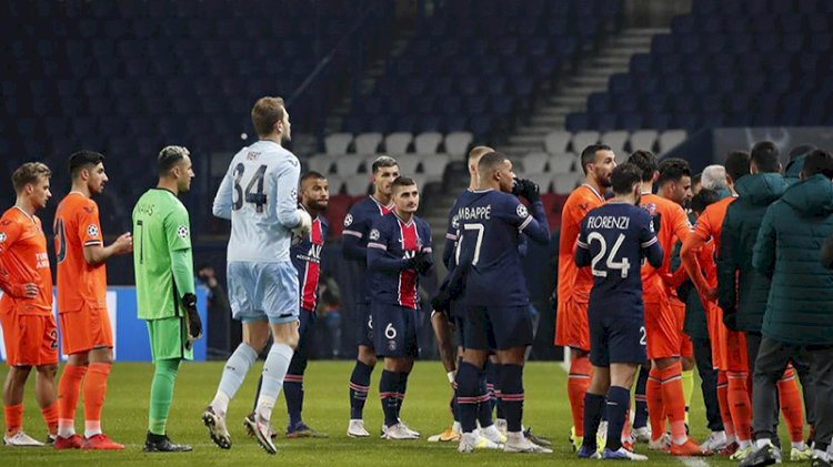 PSG-Başakşehir ırkçılığa karşı el ele