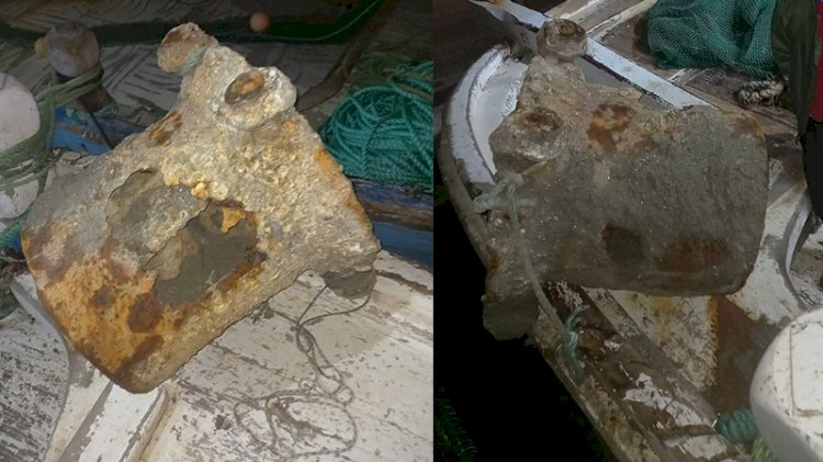 Balıkçıların ağına takılan cisim ekipleri harekete geçirdi