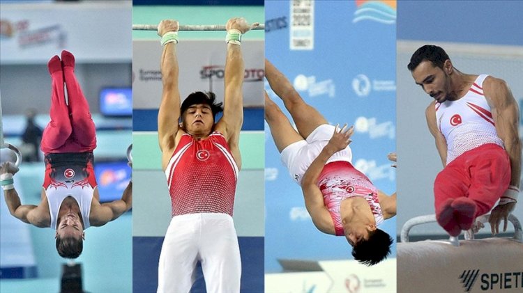 Milli sporculardan Avrupa Erkekler Artistik Cimnastik Şampiyonası'nda 7 madalya