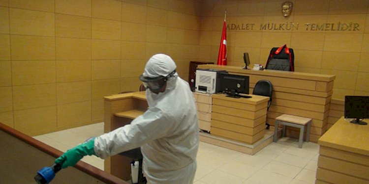Adliye personeli böyle uyarıldı: Karantinaya alınan birimdeki herkese soruşturma açılacak