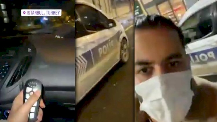 Polis aracını oyuncağa çevirmişti.. İranlı sosyal medya fenomenine inceleme