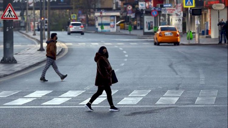 56 saatlik sokağa çıkma kısıtlaması başladı