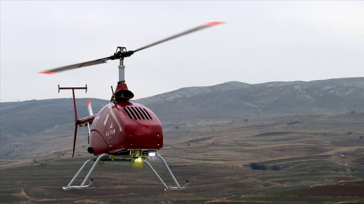 Türk şirketin geliştirdiği insansız helikopter göklerde