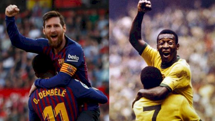 Messi, Pele'nin rekorunu geçmek üzere