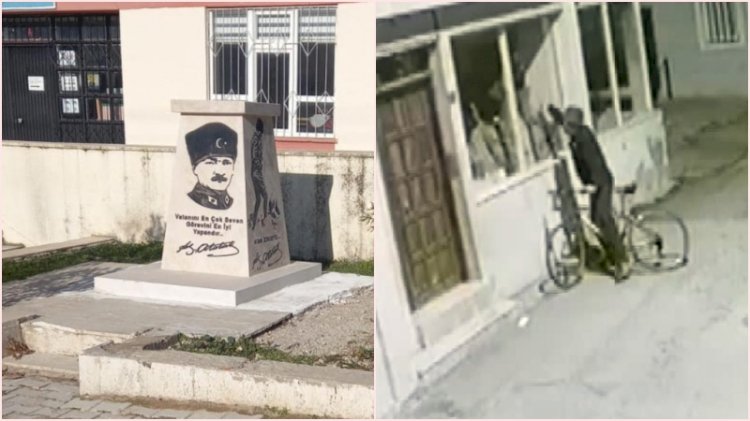 Atatürk düşmanlığının böylesi!