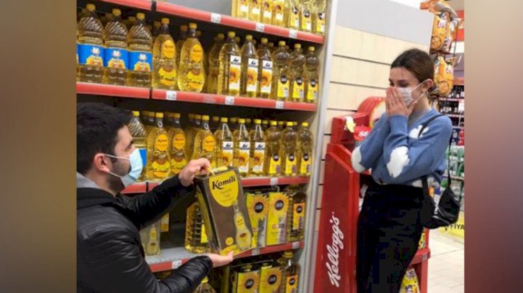 Tek taş yerine 'ayçiçek yağı'yla teklif