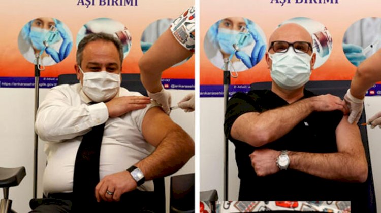 Çin aşısı uygulanan Bilim Kurulu Üyeleri sosyal medyadaki 'enjektör' tartışmalarına yanıt verdi