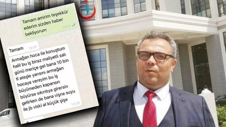 Hastanede rüşvet iddiası: '10 bin TL ateşle, vişne suyuyla viski al'
