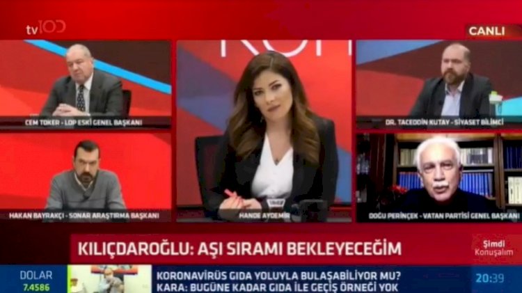 Canlı yayında Perinçek-Toker gerilimi: Haddini bil, otur orada!