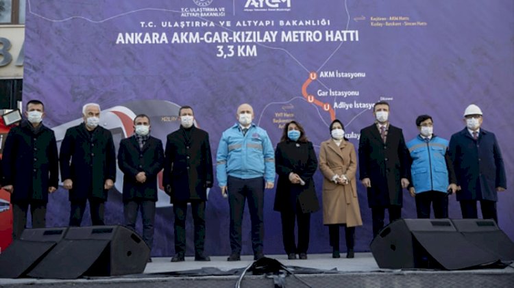Ankara'nın metro ağı genişliyor