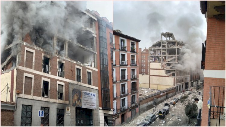 İspanya'nın başkenti Madrid'de şiddetli patlama