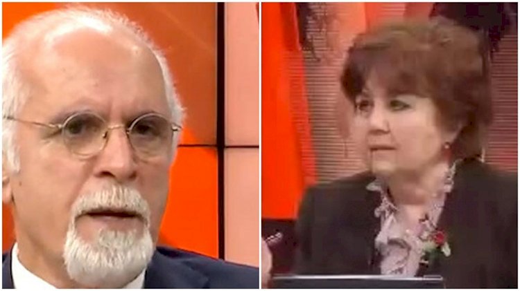 Canlı yayında ilginç 'Bunak kadın' diyaloğu!