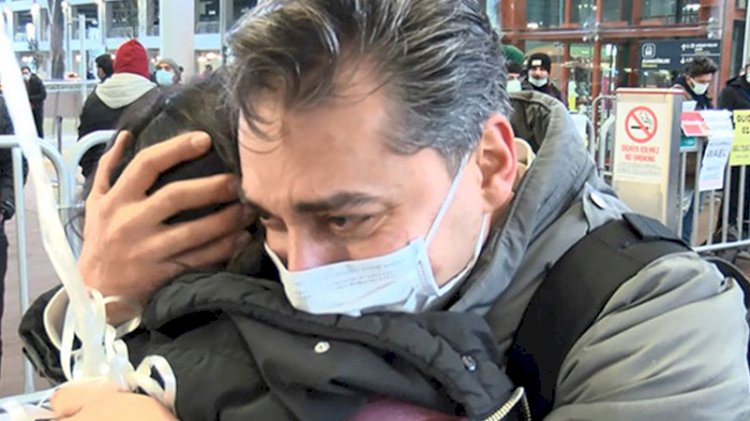 Baba ve kızının 10 yıl sonra ağlatan buluşması