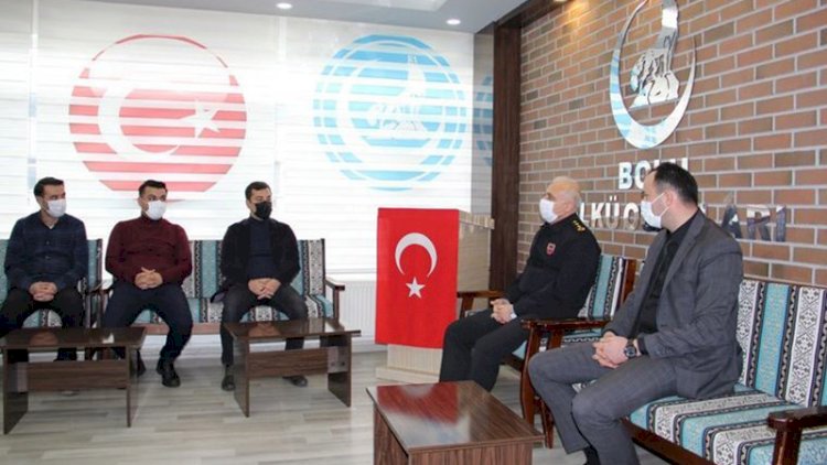 Ülkü Ocakları'nı ziyaret eden İl Jandarma Komutanından açıklama