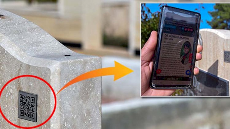 Mezar taşlarında yeni dönem! Dua, resim, yazı yerine 'karekod'