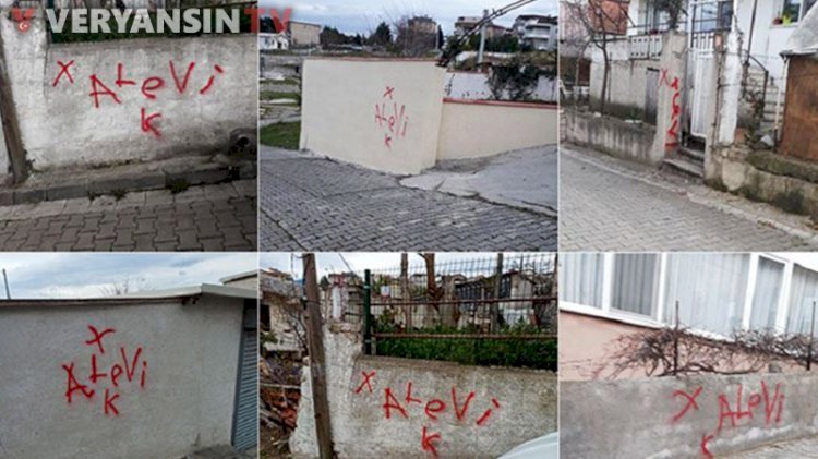 Alevi vatandaşların evine 'işaret'e soruşturma