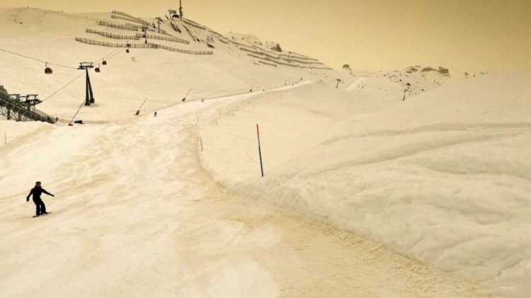 Sarı kar yağdı… Yüzlerce kişi meteorolojiyi aradı