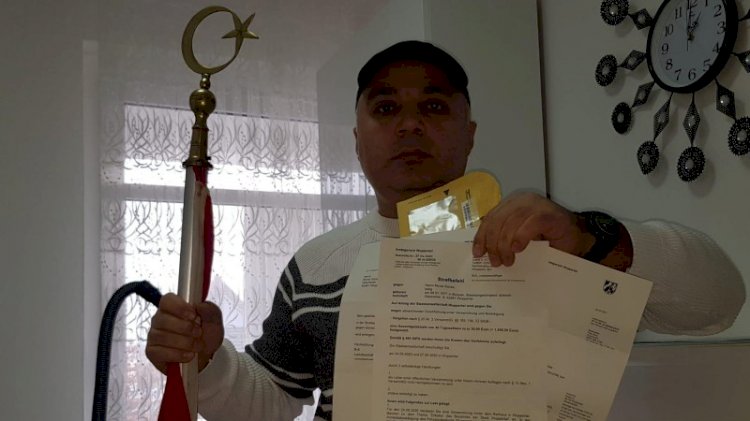 PKK eylemlerine dokunmayan Alman polisi ay-yıldızı 'kesici silah' saydı