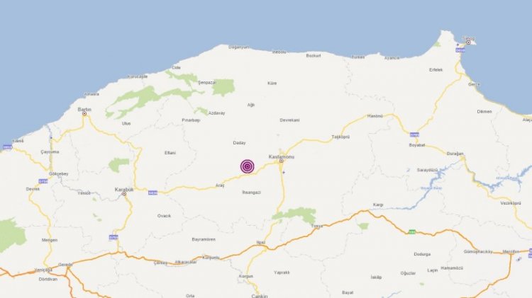 Kastamonu'da deprem