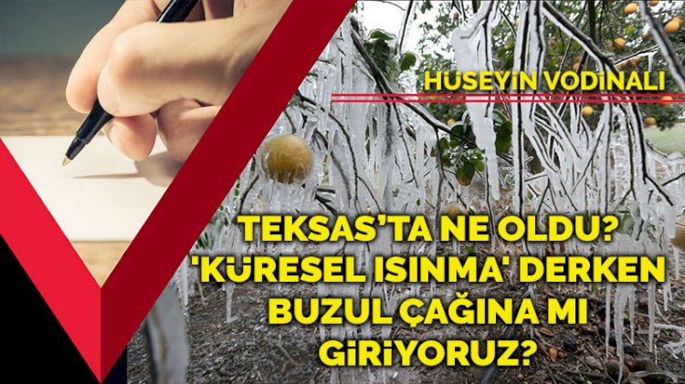 Teksas’ta ne oldu? Küresel ısınma derken Buzul Çağına mı giriyoruz?