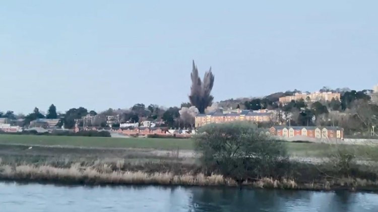 İkinci Dünya Savaşı’ndan kalma bomba böyle imha edildi