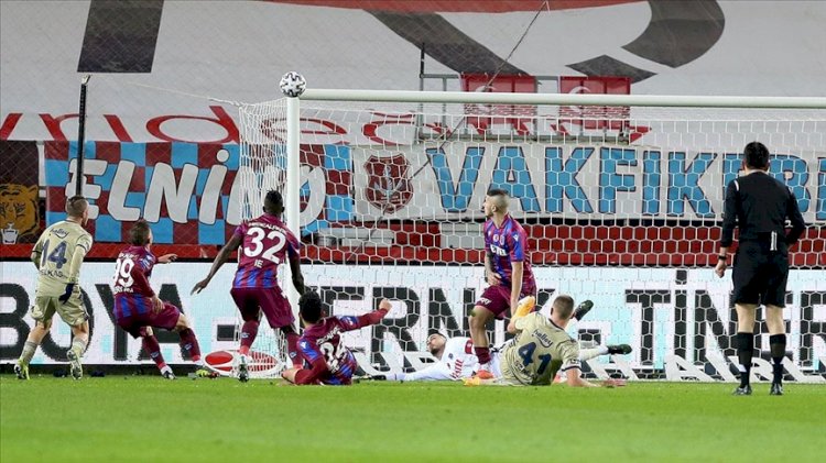 Pelkas attı Fenerbahçe Trabzonspor'dan üç puan aldı