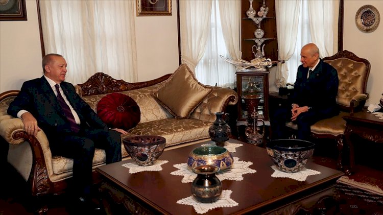 Sürpriz Erdoğan-Bahçeli zirvesi... HDP'yi mi konuştular?