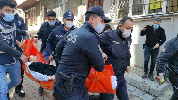 Eşini yaralayan koca polisler gelince intihar etti