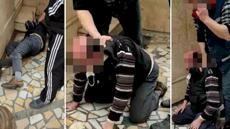Çocuk tacizcisine dayak attılar