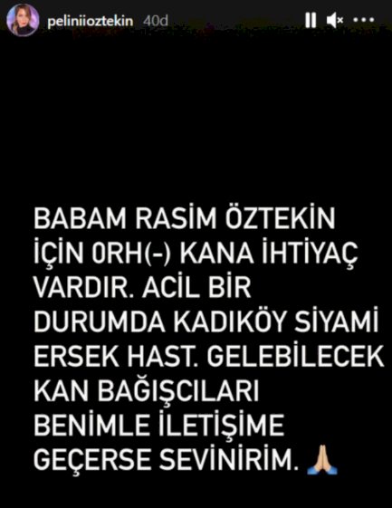 Rasim Oztekin In Kizi Pelin Oztekin Den Cagri Son Dakika Ozel Haberler Kose Yazilari