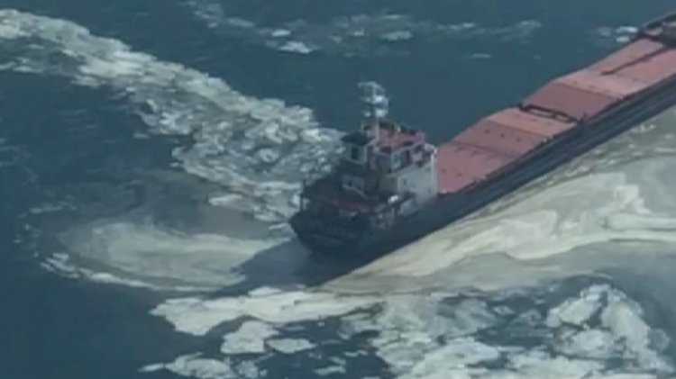 Marmara Denizi'nde, Sahil Güvenliği harekete geçiren görüntü