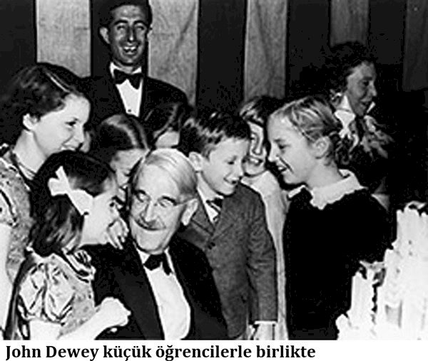  /></p><p>Dewey, 1924’te ABD’ye döndükten sonra, Türkiye’yle ilgili birkaç makale yayımlamış. “The New Republican”da yayımlanan bir yazısında özetle; nasıl çeşitli ırk ve dinlerden bireyler Amerika’da tek bir potada kaynaşarak “Amerikan Ulusu”nu oluşturuyorsa; Türkiye’de yaşayan çeşitli ırk ve dinlerden bireylerin de “azınlık ayrımcılığı” yapmayı bırakıp çoğunlukla kaynaşarak tek bir “Türk Ulusu” oluşturması gerektiği görüşünü savunmuş.</p><p>* * *</p><p>Bütün bu belge ve bilgilerin ışığında, sonuç olarak diyebiliriz ki: Türkiye’deki “Öğrenci Andı”nın sözleri Reşit Galip Bey’indir; ancak, herkes için ‘adalet’ ve ‘özgürlük’le ‘bölünmez tek ulus’a dayanan ‘cumhuriyet’e ve bayrağa bağlılığı, okutulan derslere ek olarak “öğrenci andı”yla pekiştirmek düşüncesi; Atatürk döneminde eğitim düzenimize katkıda bulunan John Dewey’in, Amerika’yı Amerika yapan “bölünmez tek ulus”çu eğitim anlayışının bir yansımasıdır.</p><p>Amerika’da “demokrasi” olarak görülen “bölünmez tek ulus” kavramının ve okullardan taşıp yaşamın her alanına yayılan “öğrenci andı”nın, Türkiye’de “ırkçı-faşizm” sayılarak dışlandığını görüyoruz.</p><p>Bakalım daha neler göreceğiz…</p><p>* Bütün Dünya dergisinde Kasım 2013’te yayınlanmıştır.</p></div></div><div class=