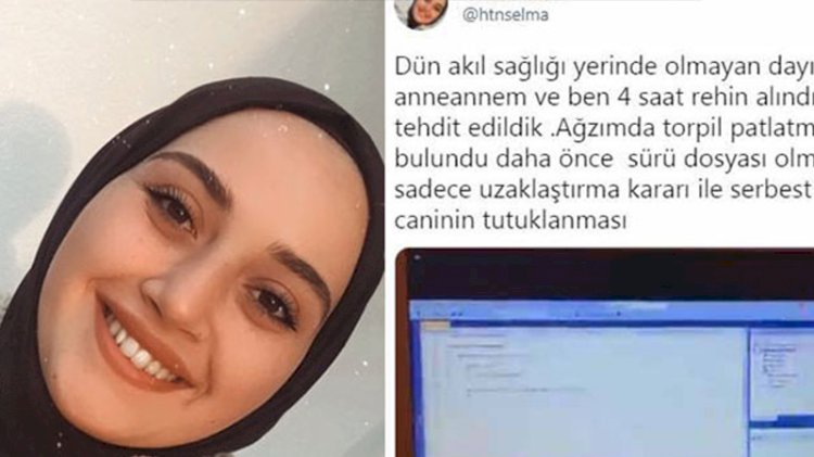 Dayısı rehin aldı, sosyal medyadan yardım istedi