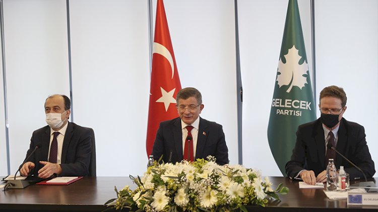 Gelecek Partisi'nde 'AB' zirvesi... Büyükelçiler Davutoğlu ile görüştü