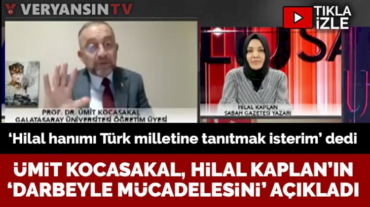 Ümit Kocasakal, canlı yayında Hilal Kaplan'ı rezil etti... Sözü böyle kesildi