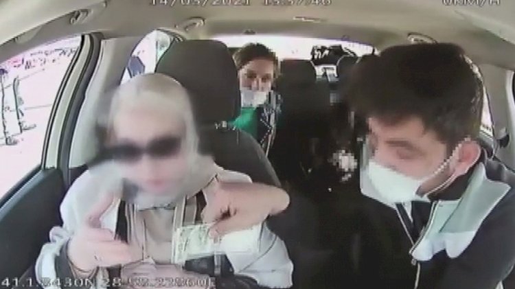 Taksici 4 bin doları el çabukluğuyla böyle çaldı